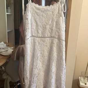 Abercrombie & Fitch White Lace Dress